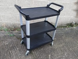 Canteen - Trolley Black & Chrome