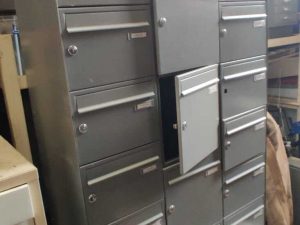 Cabinet - Mailbox Unit Dark Grey