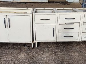 Cabinets - Metal Kitchen (White)