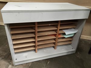 Pigeonhole Filing Unit - Grey
