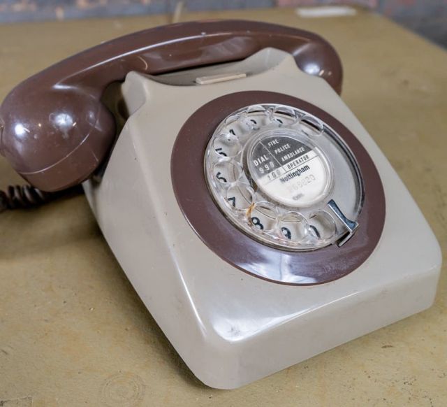 Old Ringing Telephone Prop Revival Props – Specialists In Retro & Vintage Residential & Commercial ...